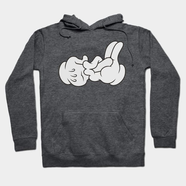 In & Out Cartoon Style Hoodie by TheSuperAbsurdist